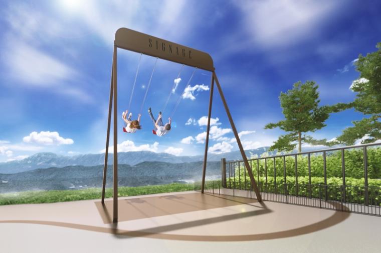 「トキメキスウィング」の高さは3.6m