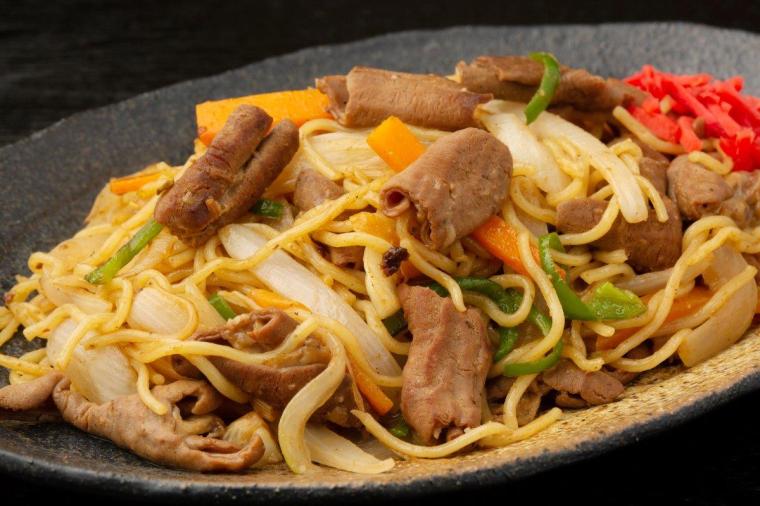 ホルモン焼きそば