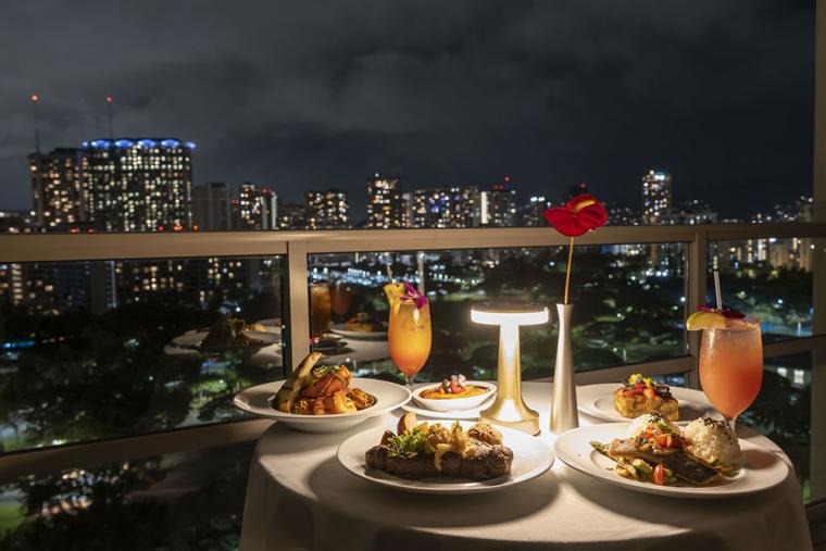 トランプ・インターナショナル・ホテル・ワイキキ（ハワイ） ルームサービスディナー