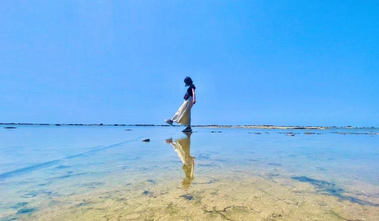 島根で見つけたウユニ塩湖のような写真が撮れるスポット！薄暗いトンネルの先にある絶景！