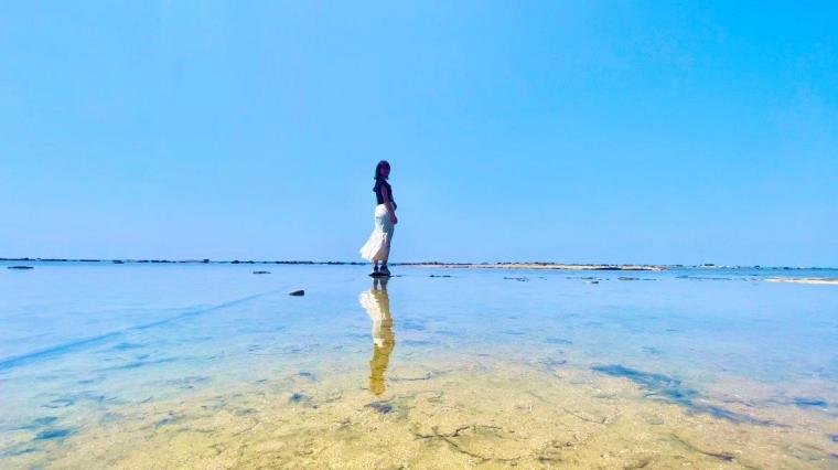 島根で見つけたウユニ塩湖のような写真が撮れるスポット！薄暗いトンネルの先にある絶景！