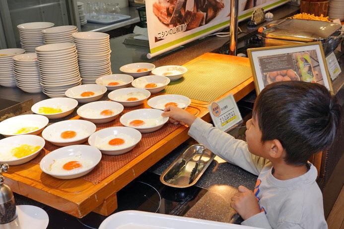 「レイクサイドダイニング ラ・ピーナ」の朝食バイキング