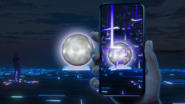 東京台場の海辺で「CONCORDIA」開催！天気や人で変化するインタラクティブな光と音の体験を