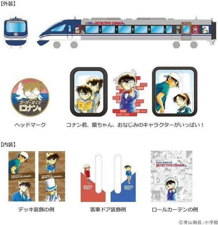 「スーパーはくと名探偵コナン号」