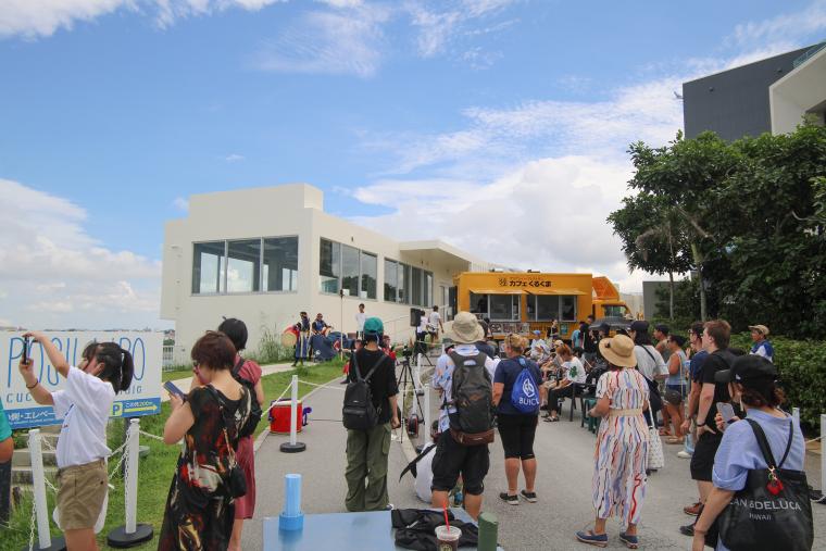「瀬長島GOOD MORNING FESTA」の開催風景