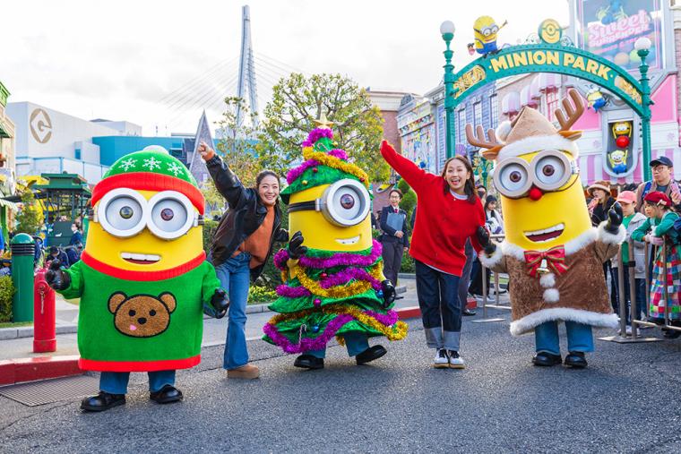 USJクリスマスイベント2023 ミニオン