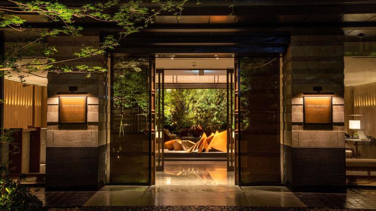 「HOTEL THE MITSUI KYOTO」エントランス