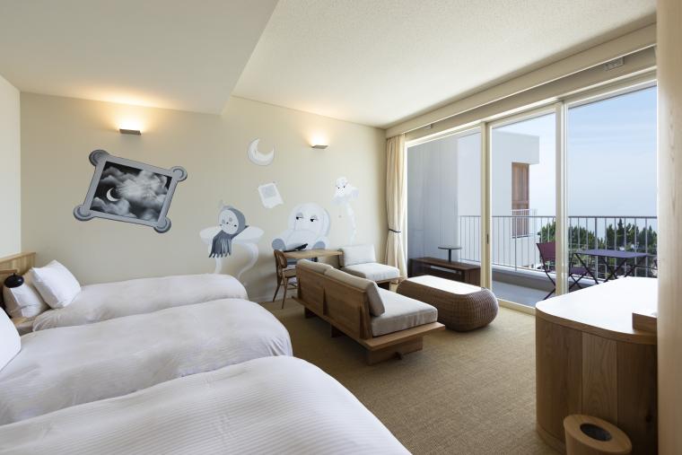 淡路島「KAMOME SLOW HOTEL THE COMPACT」客室