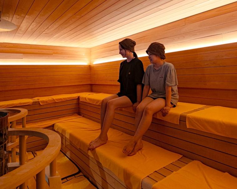 淡路島「KAMOME SLOW HOTEL THE COMPACT」サウナ