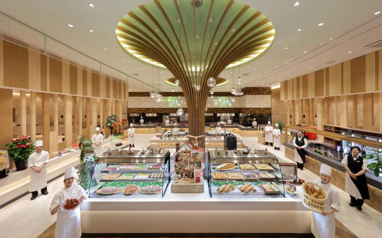 2020年に完成したビュッフェレストラン