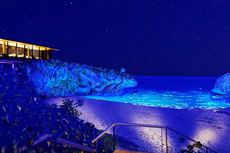 星野リゾート バンタカフェ 「イルミ―バンタ 海辺の夜あかり」