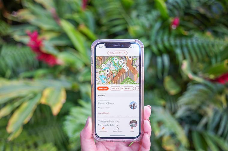 「アウラニ・ディズニー・リゾート＆スパ コオリナ・ハワイ」アプリ
