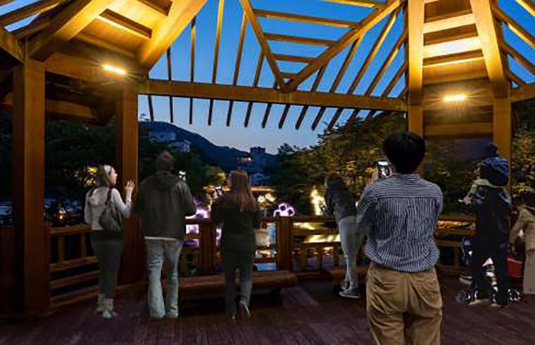 山口・長門湯本温泉で冬の風物詩「音信川うたあかり2024」を開催