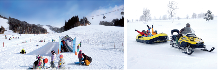 拡張された雪遊びエリア
