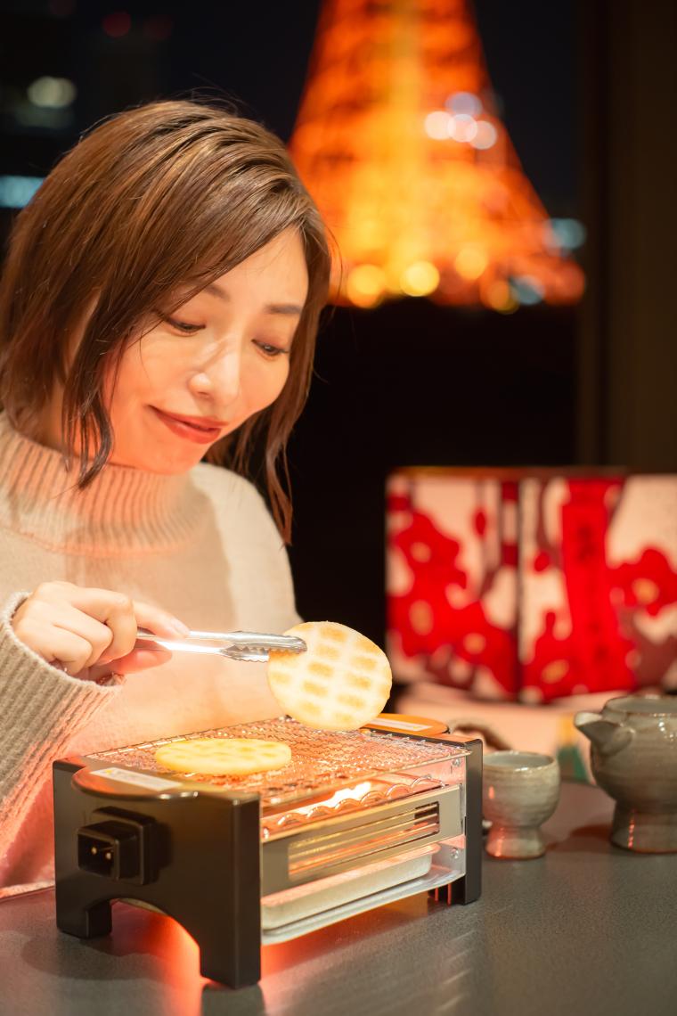 「手焼きせんべい体験（4枚セット）」のイメージ