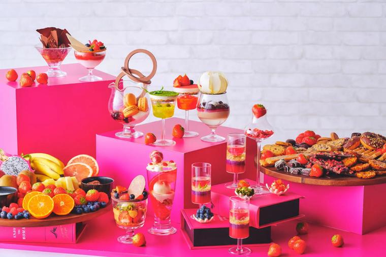 コンラッド大阪 いちごスイーツビュッフェ