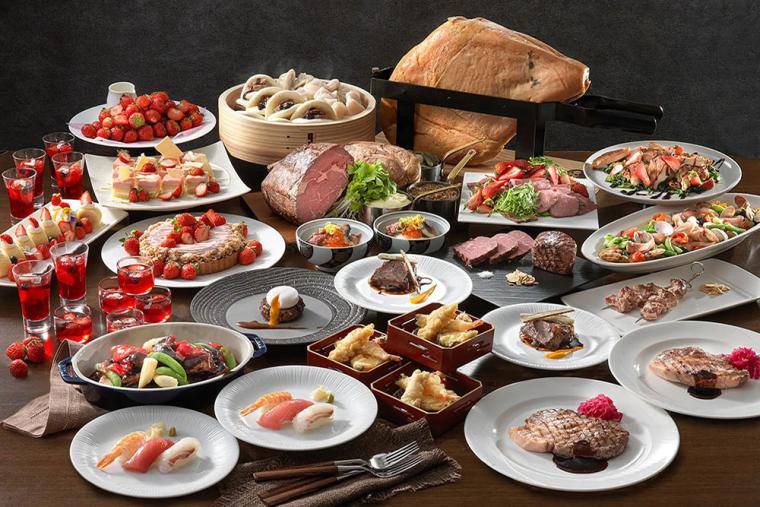 ホテルロイヤルクラシック大阪 いちごスイーツビュッフェ