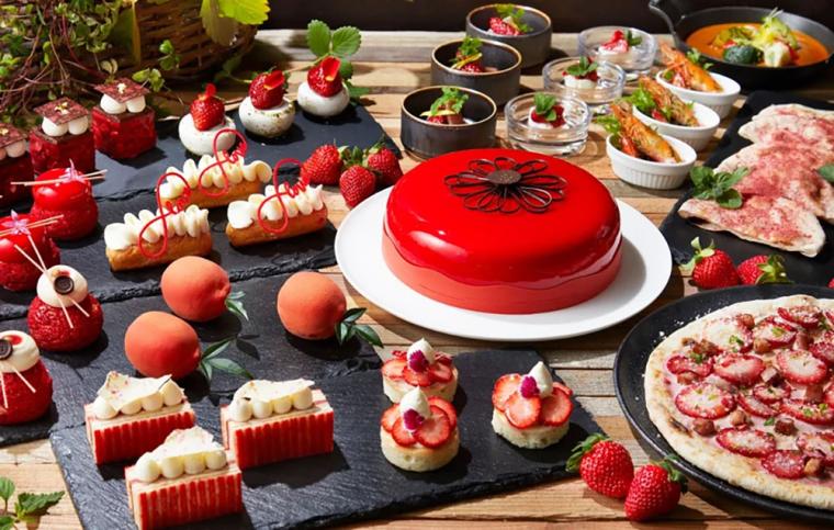 JWマリオットホテル奈良 いちごスイーツビュッフェ