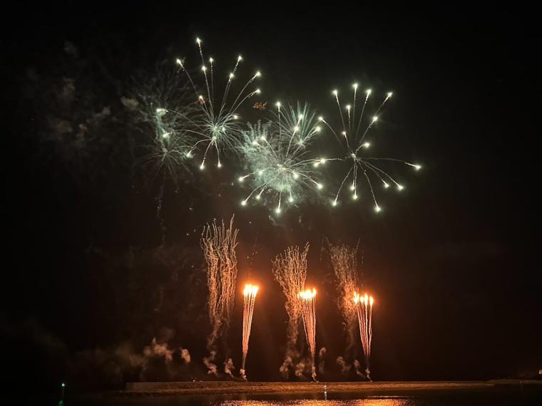 アメリカンビレッジの花火