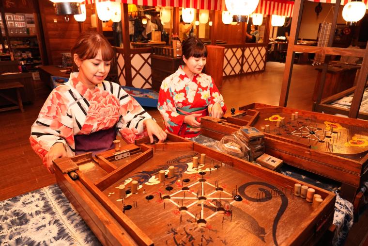 縁日あそびや伝統工芸を体験できる「阿波の國」