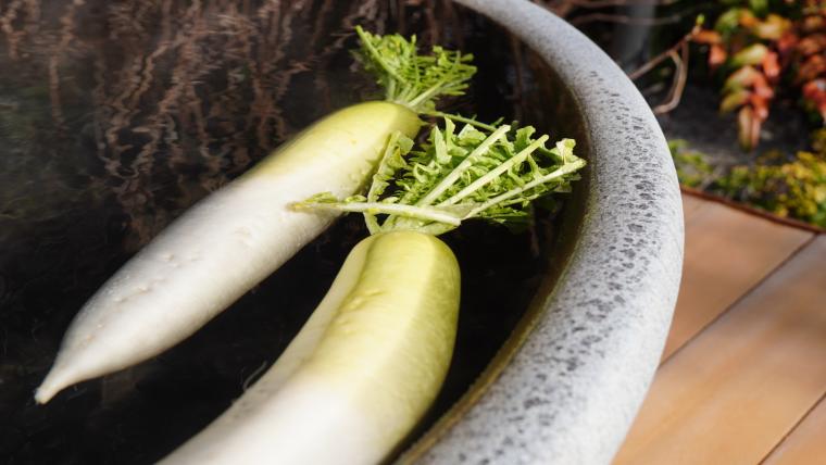 思わず二度見！？元湯 森の湯×JAふじ伊豆でSDGsな「三島大根の湯」開催