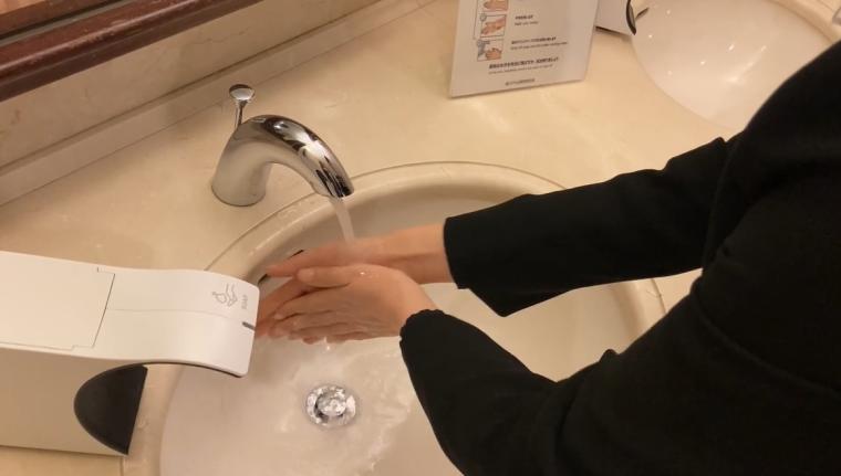 「ホテル日航関西空港」SDGs規格認証・館内節水イメージ