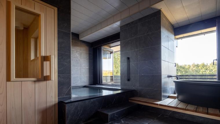 客室の風呂及びサウナ