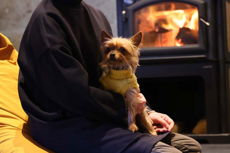 「古民家宿THYME」土間リビング