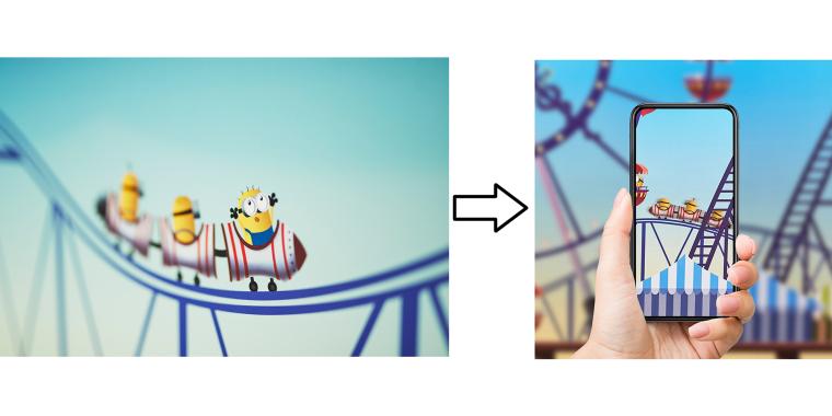 「ホテル ユニバーサル ポート」ミニオンジェットコースターAR