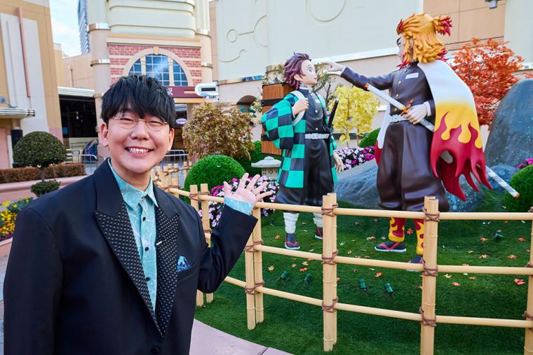 USJ「鬼滅の刃」2024年 花江夏樹さん登場オープニングセレモニー