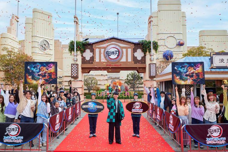 USJ「鬼滅の刃」2024年 花江夏樹さん登場オープニングセレモニー