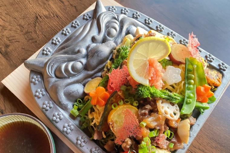 鬼焼き瓦そば KAGURA