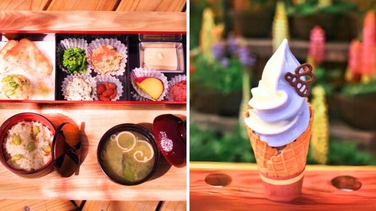 「たまてばこ御膳」と「ふじソフト」