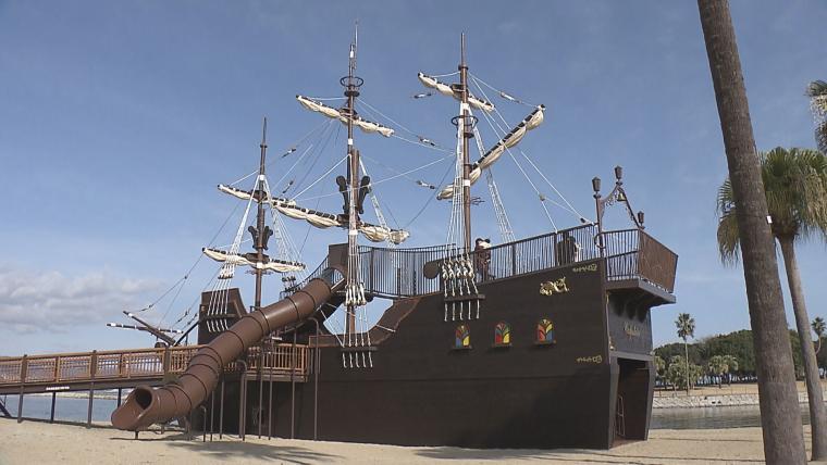 田ノ浦ビーチの「カピタン広場」