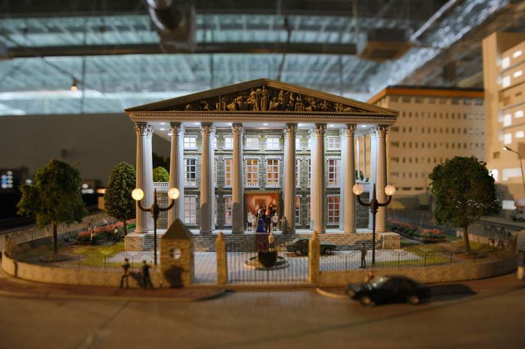 昭和の街並み　精細に再現