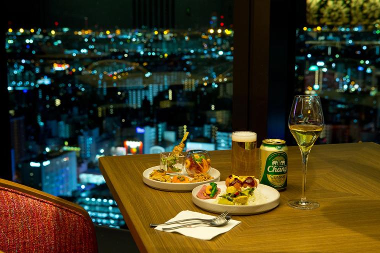 「センタラグランドホテル大阪」クラブラウンジ