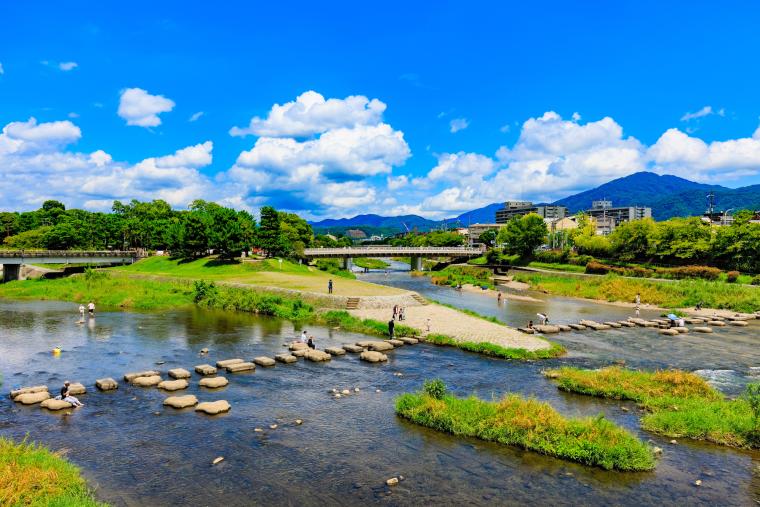 上賀茂神社　鴨川デルタ