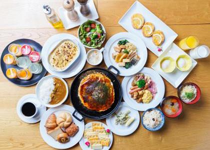 広島のご当地グルメを味わえる朝食メニュー