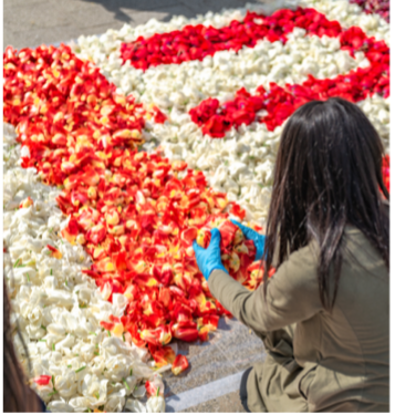 「ミナミ・フライング万博」フラワーエリア