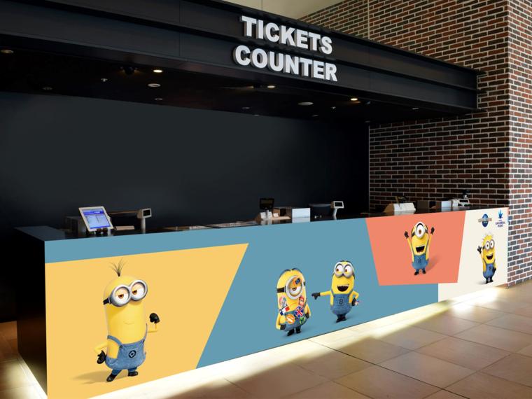 「ホテル ユニバーサル ポート」チケットカウンター