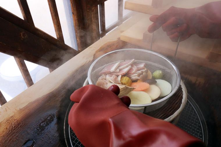 別府「地獄蒸し工房 鉄輪」