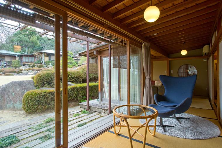 「宮浜温泉 庭園の宿 石亭」客室