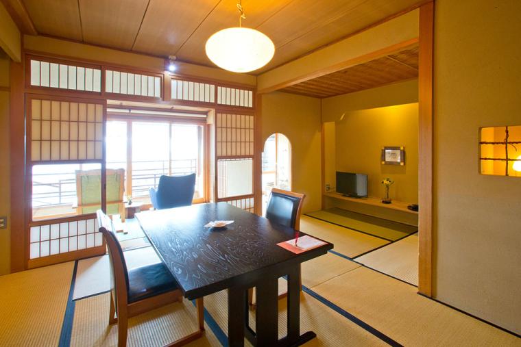 「宮浜温泉 庭園の宿 石亭」客室