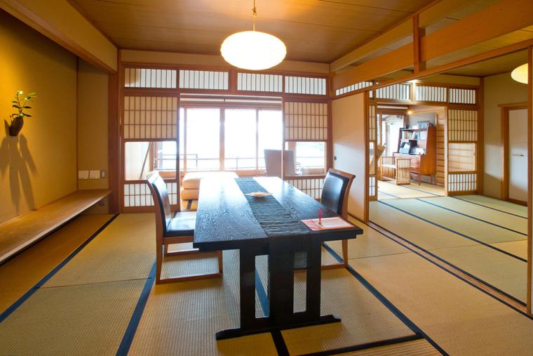 「宮浜温泉 庭園の宿 石亭」客室