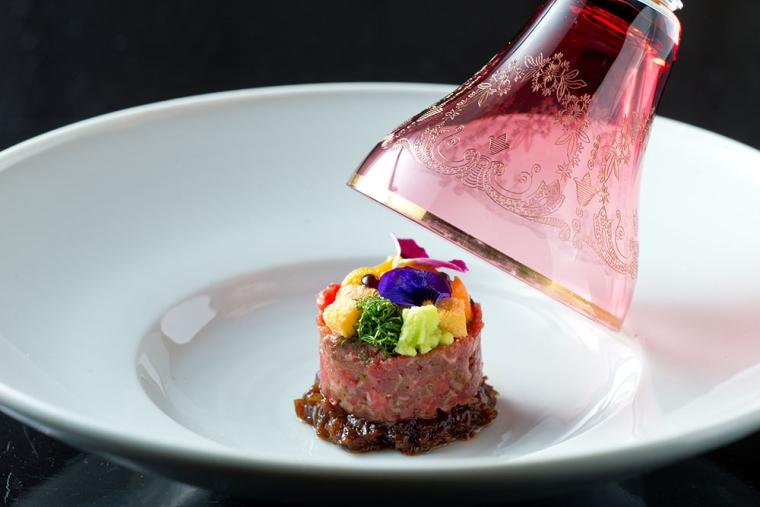 「宮浜温泉 庭園の宿 石亭」夕食