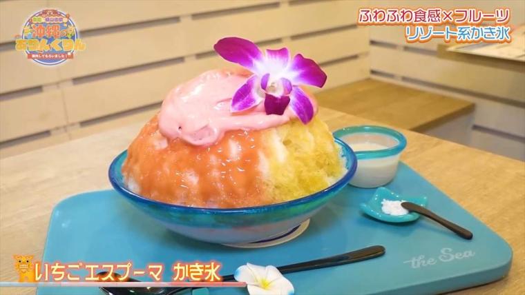 やさしい口当たりのエスプーマが絶品のかき氷店「the Sea 那覇国際通り店」（那覇市）