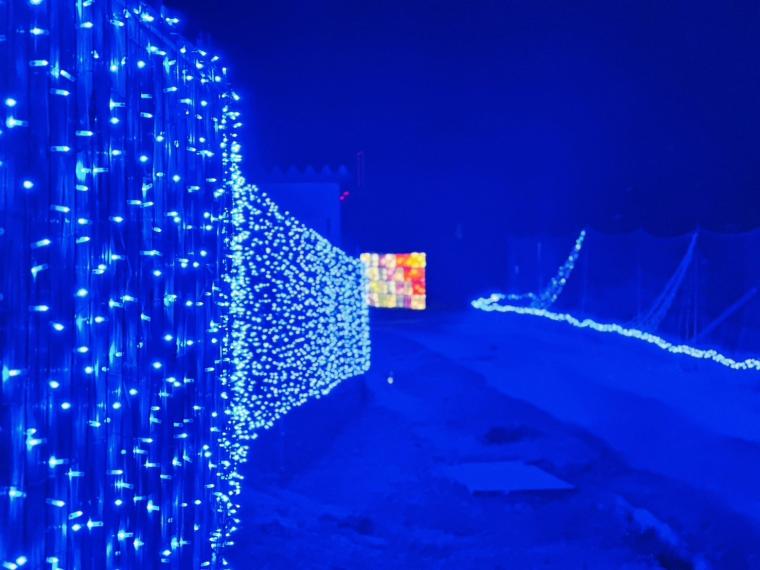 滋賀「びわこ箱館山」がイルミネーションで「キラキラマウンテン」に！