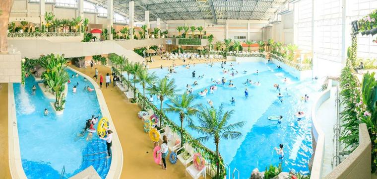 「別府温泉　杉乃井ホテル」で全天候型プール「アクアビート」が夏に先駆けてオープン