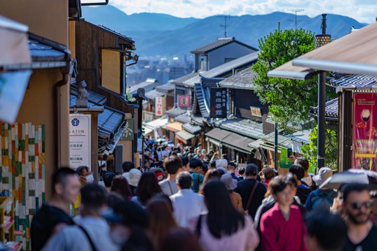 京都観光客