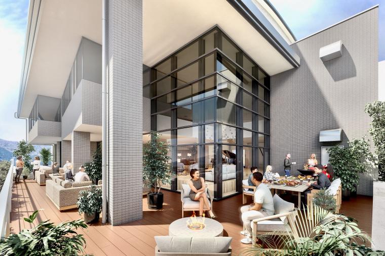 本館ウッドデッキ